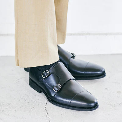 Mens dress deals shoes monk strap