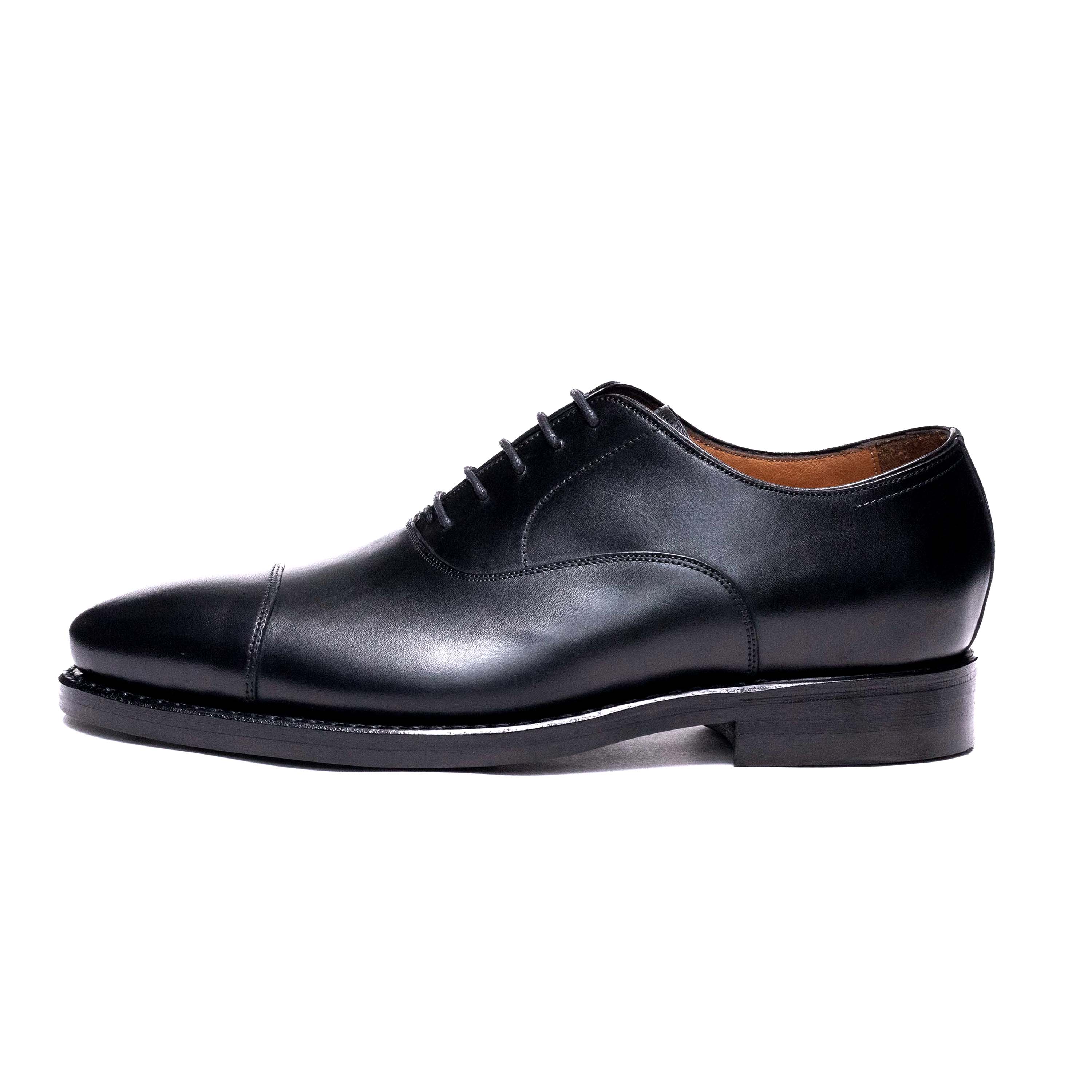 Men's Oxford Cap Toe (Dainite Sole) / Black Calf 98321