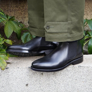 Men's Chelsea Boots / Black Calf 98411