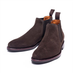 Men's Chelsea Boots / Dark Brown Suede 98411