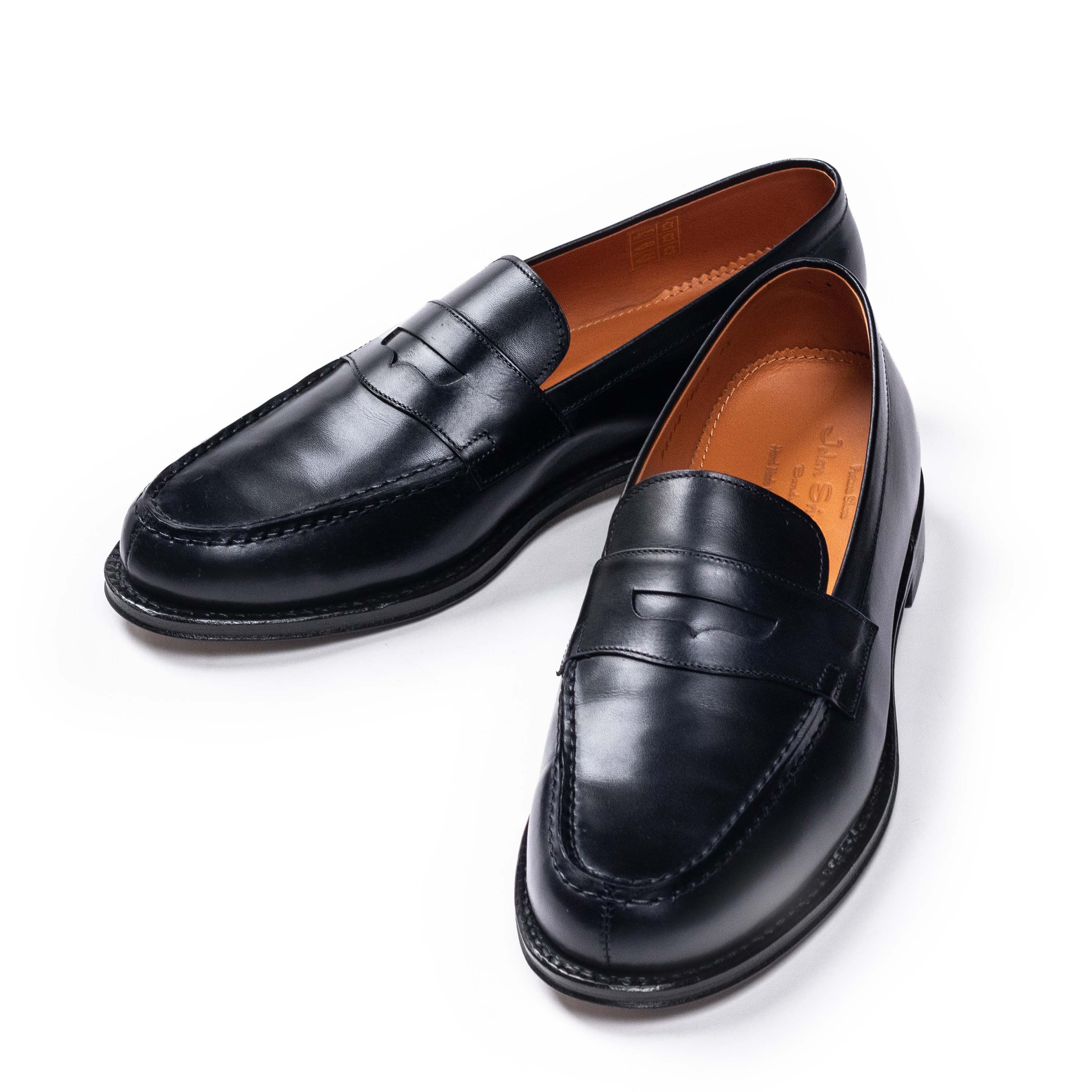 Men's Penny Loafer / Black Calf 98998 – Jalan Sriwijaya